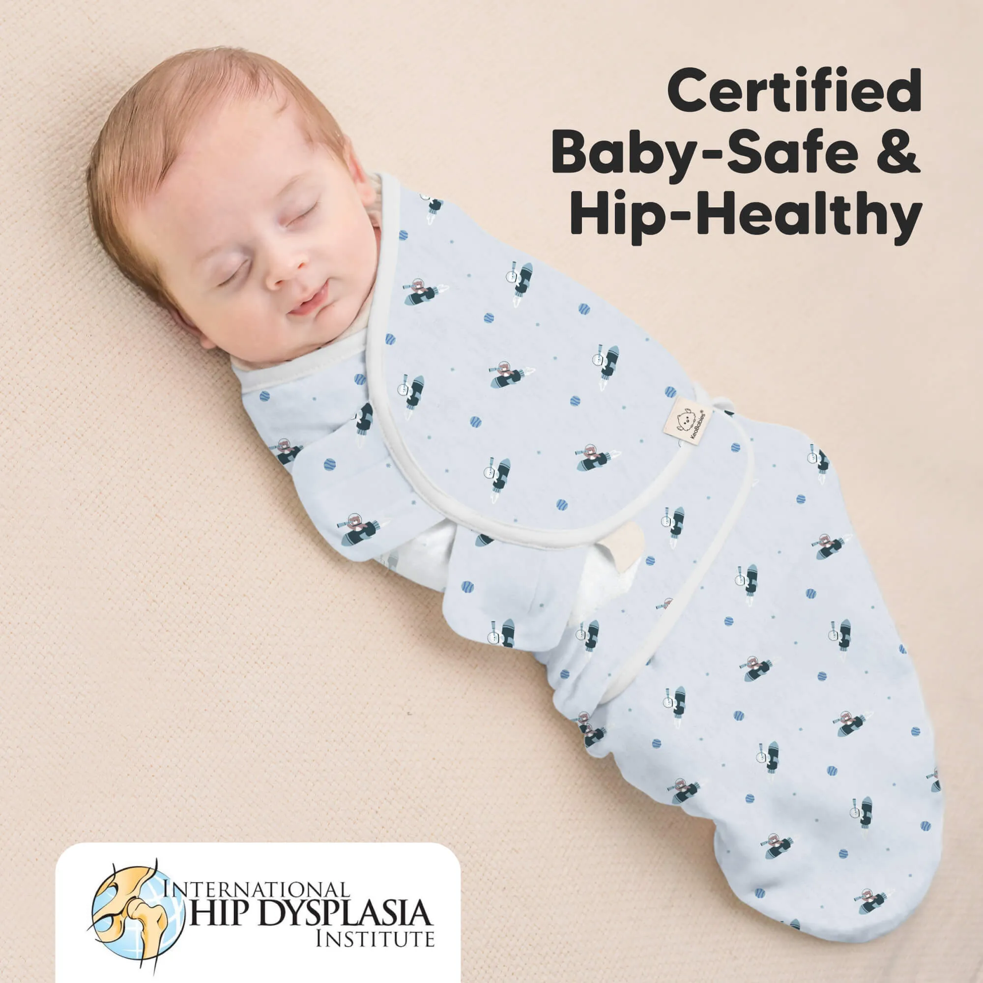 3-Pack Soothe Zippy Swaddle Wrap (Space Quest)
