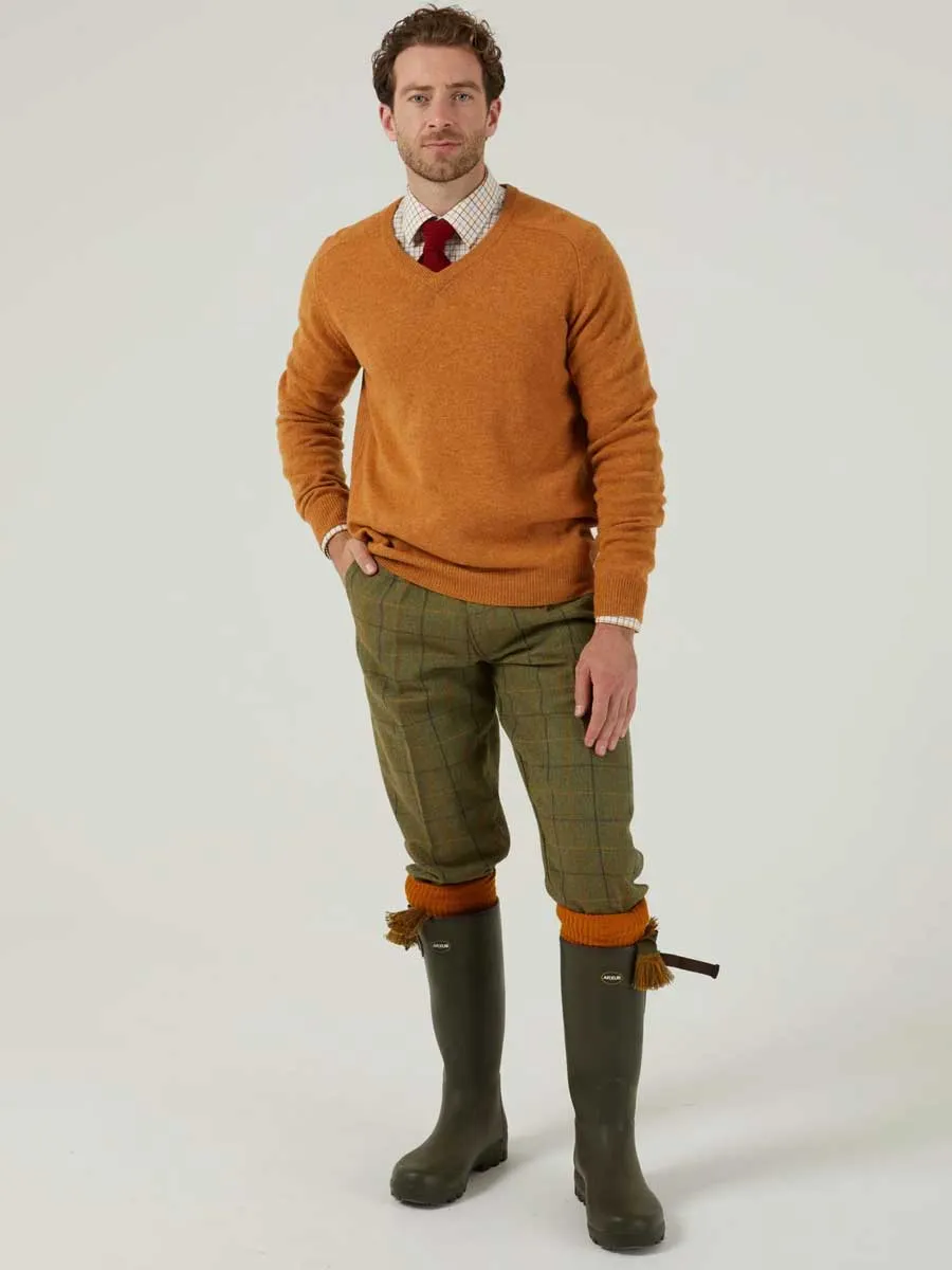 ALAN PAINE Rutland Mens Shooting Breeks - Dark Moss
