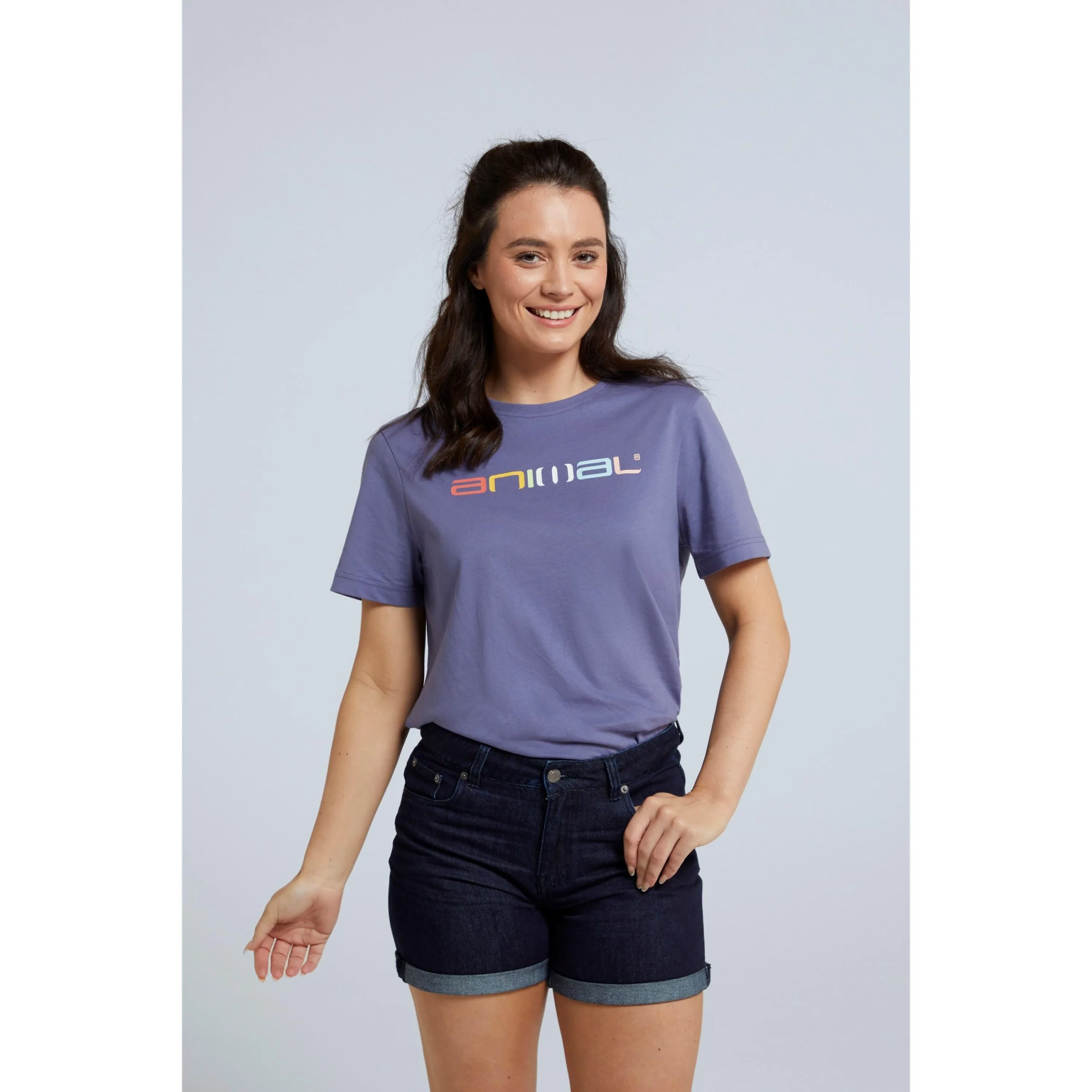 Animal Womens/Ladies Leena Organic Cotton Boxy T-Shirt