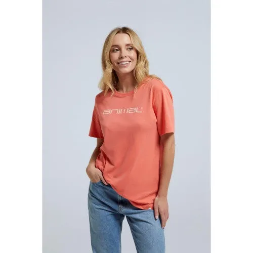 Animal Womens/Ladies Leena Organic Cotton Boxy T-Shirt
