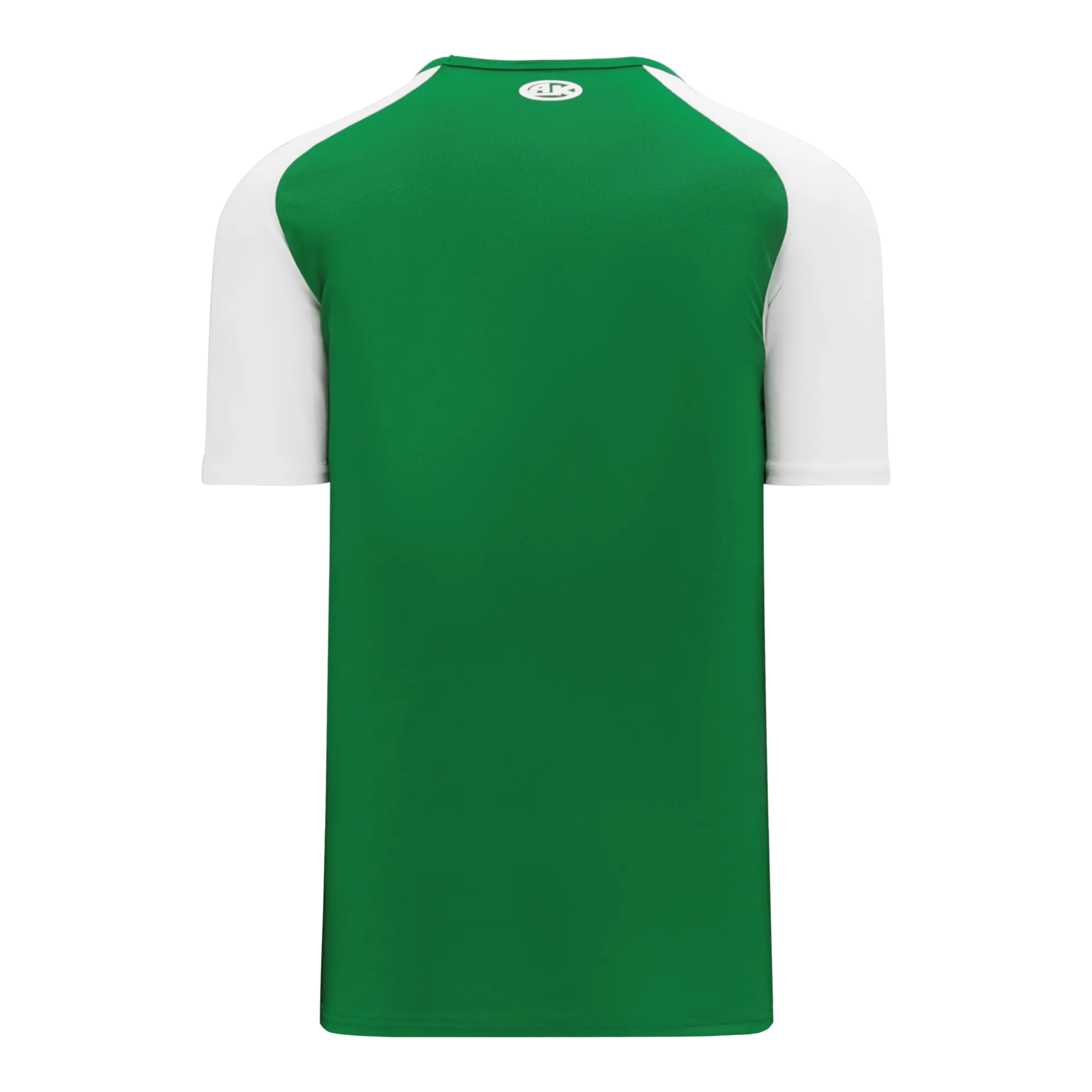 Athletic Knit V-Neck Baseball Jersey With Contrasting Shoulders