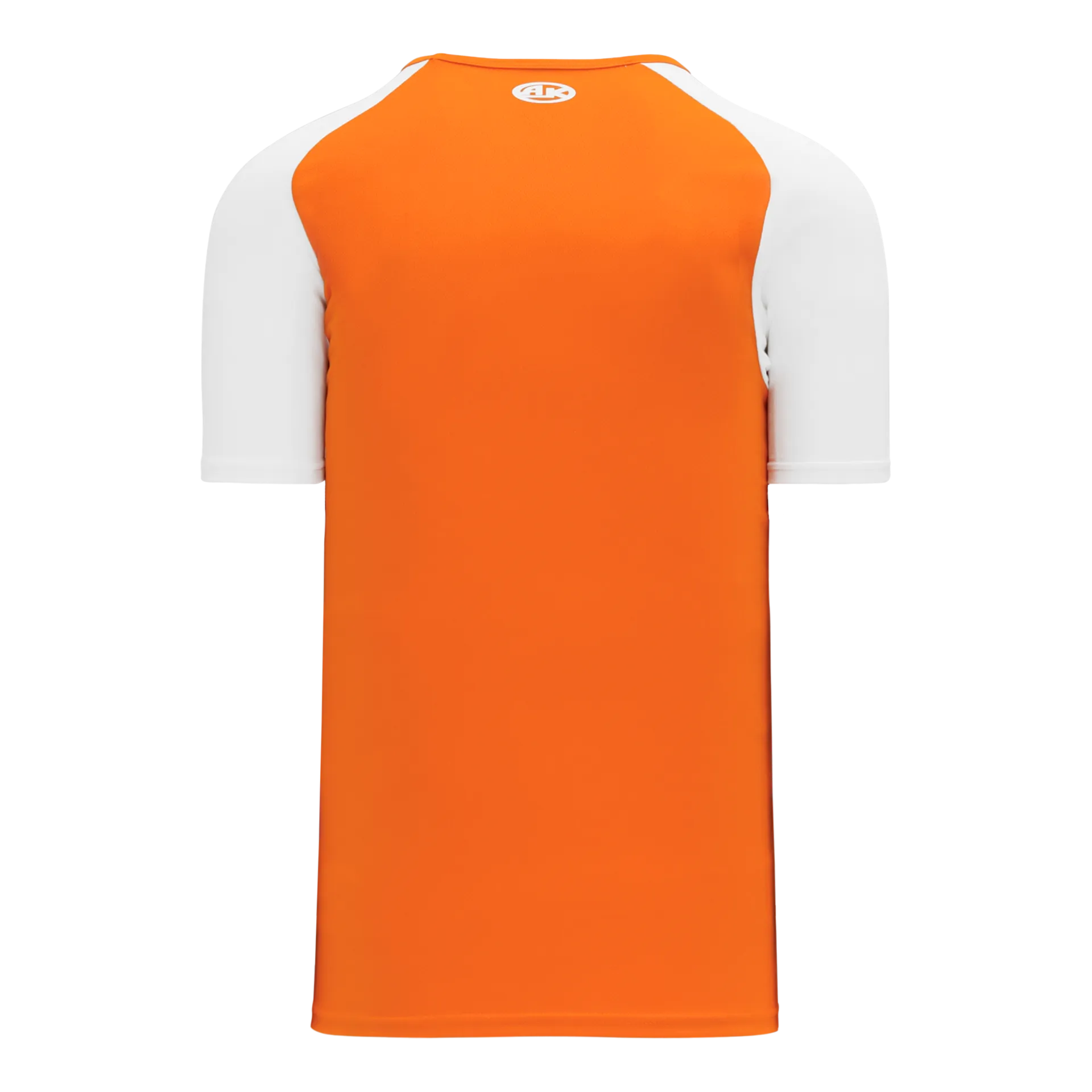 Athletic Knit V-Neck Baseball Jersey With Contrasting Shoulders