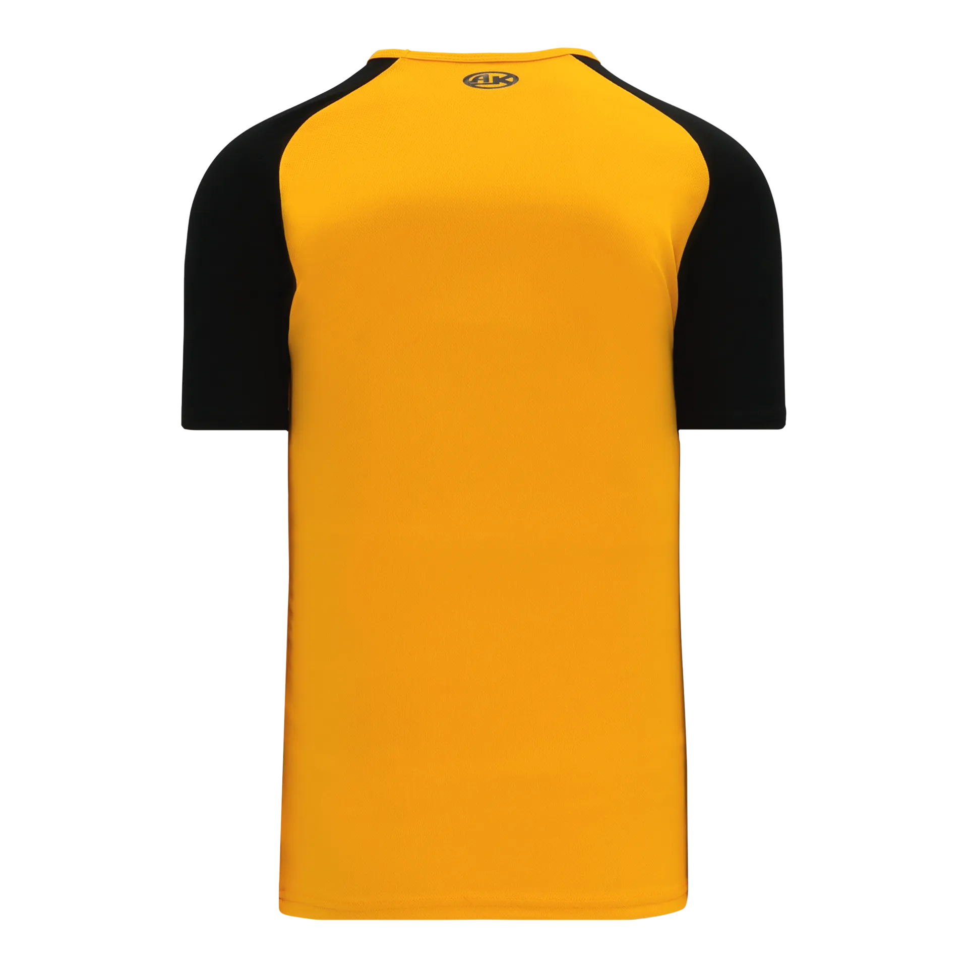 Athletic Knit V-Neck Baseball Jersey With Contrasting Shoulders