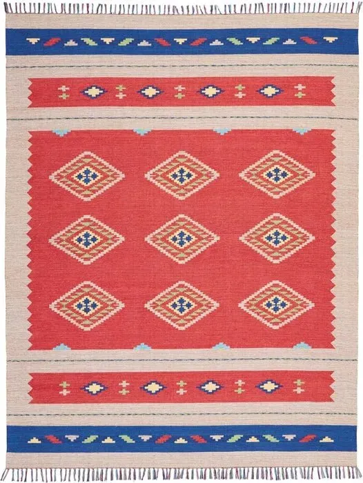 Baja BAJ02 Red/Beige Rug