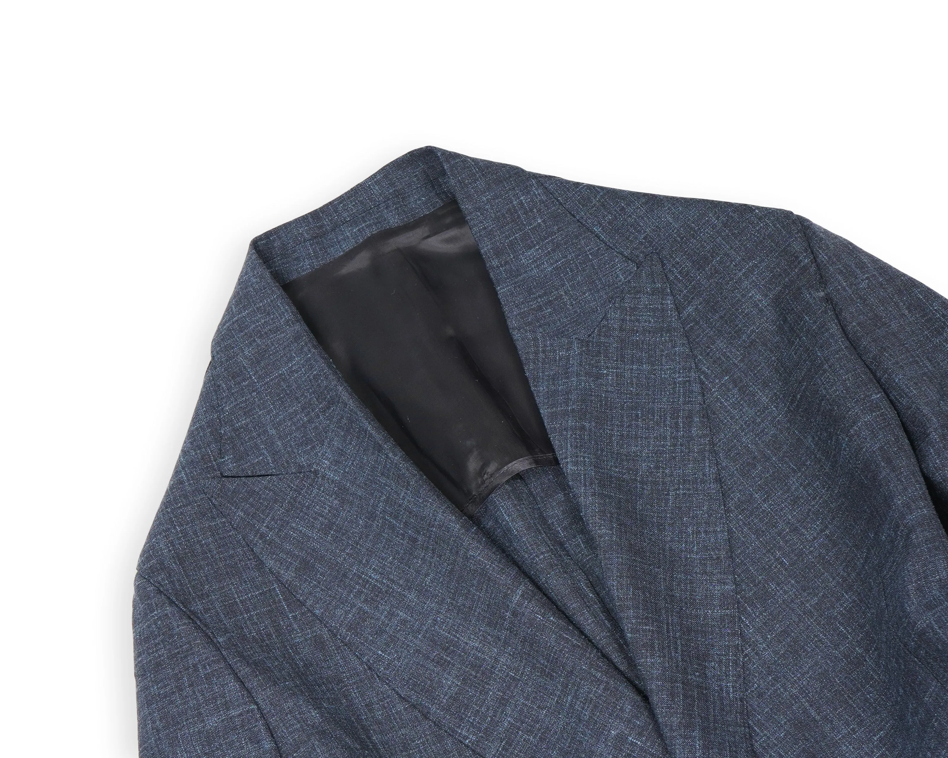 Barba Napoli - Navy Loro Piana Virgin Wool/Silk/Linen DB. Sports Jacket 52