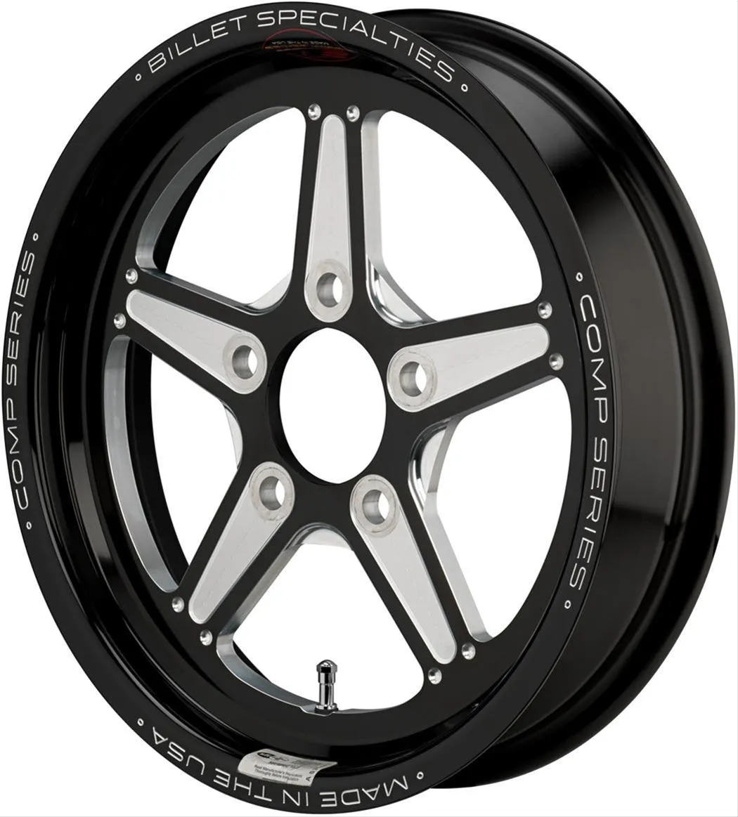Billet Specialties Comp 5 Series Black Wheels CSFB3721AN