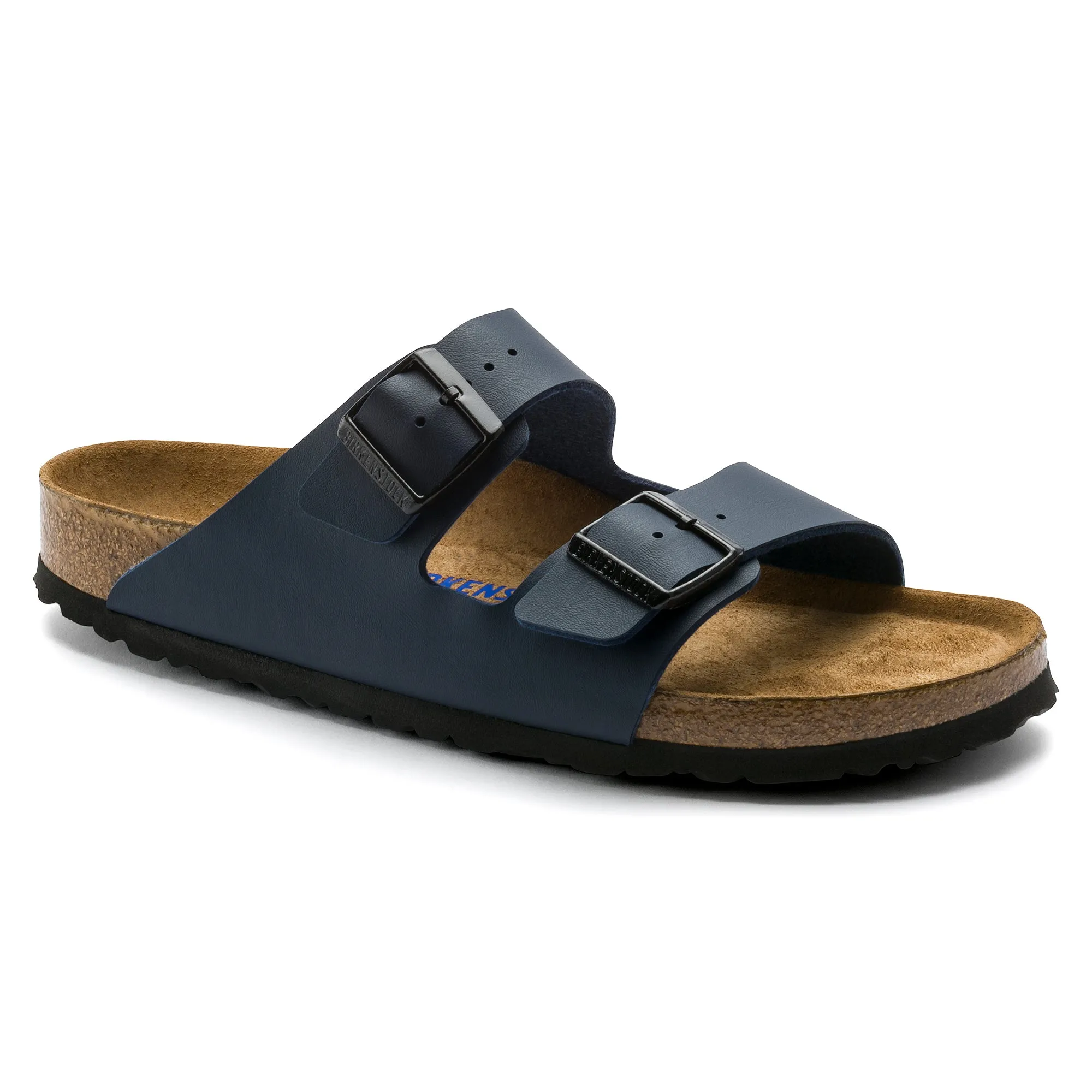 Birkenstock Arizona Soft Footbed Birko-Flor Color: Blue