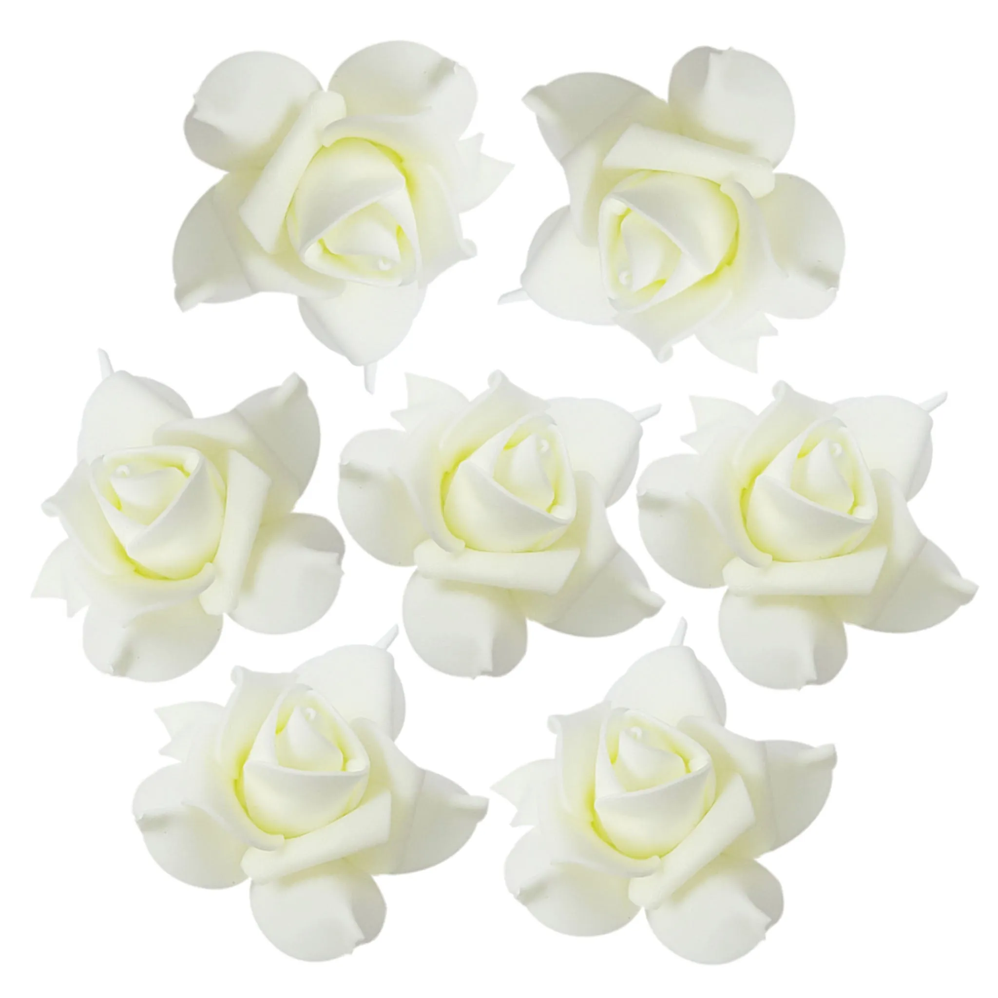 Bulk Flowers Heads Artificial Roses Wholesale 100 pcs for DIY Flower Balls