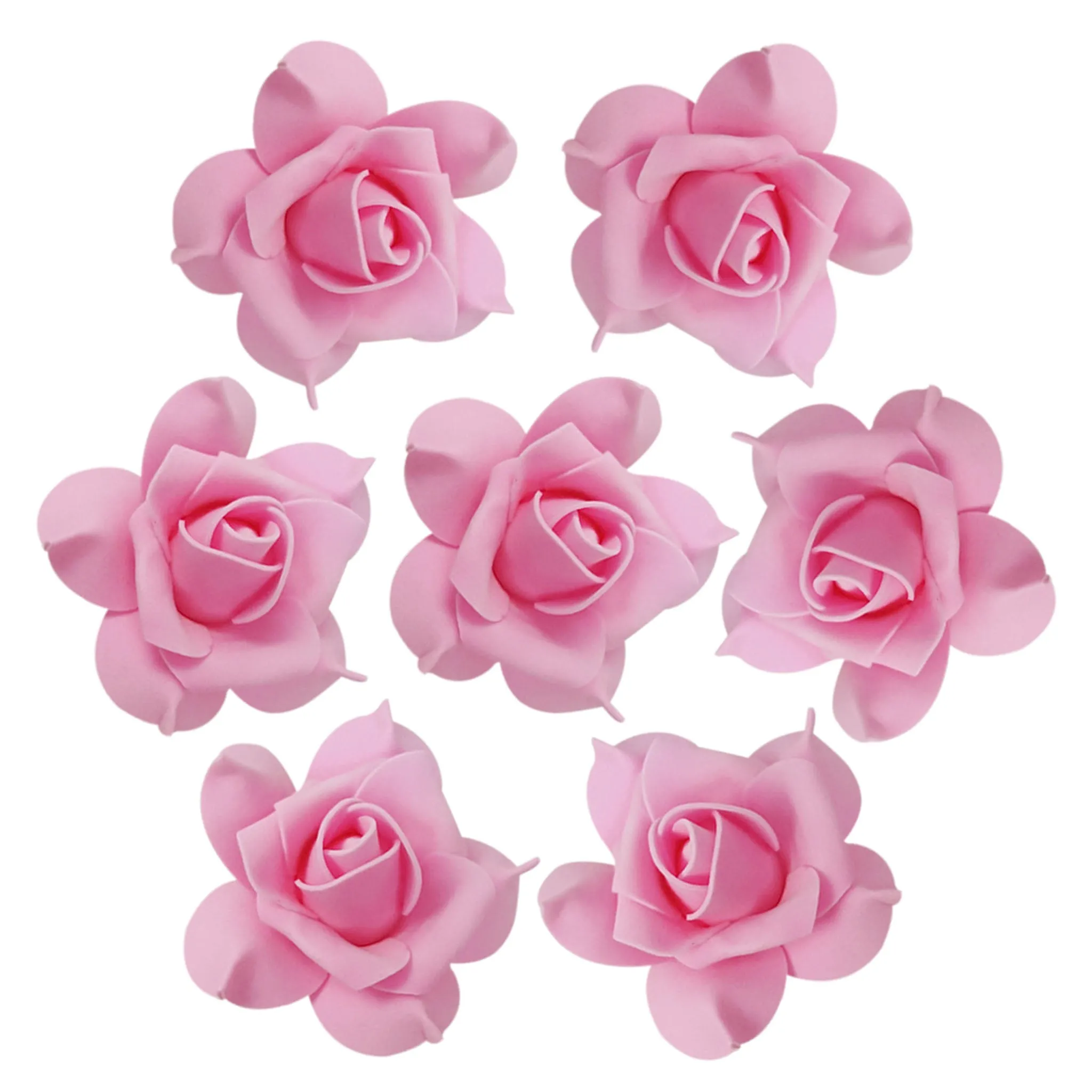 Bulk Flowers Heads Artificial Roses Wholesale 100 pcs for DIY Flower Balls