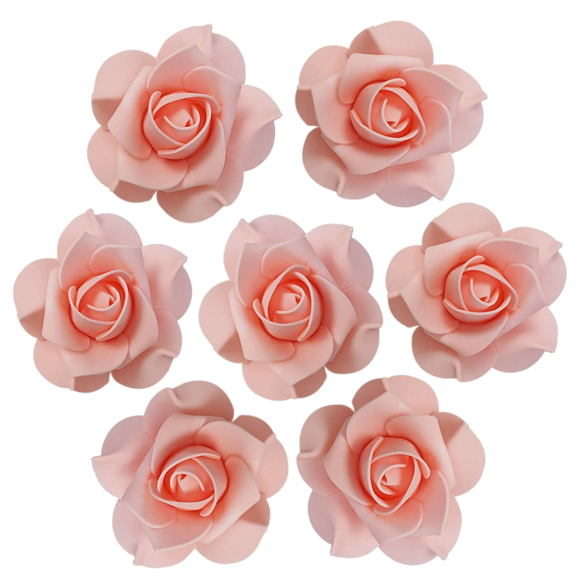 Bulk Flowers Heads Artificial Roses Wholesale 100 pcs for DIY Flower Balls