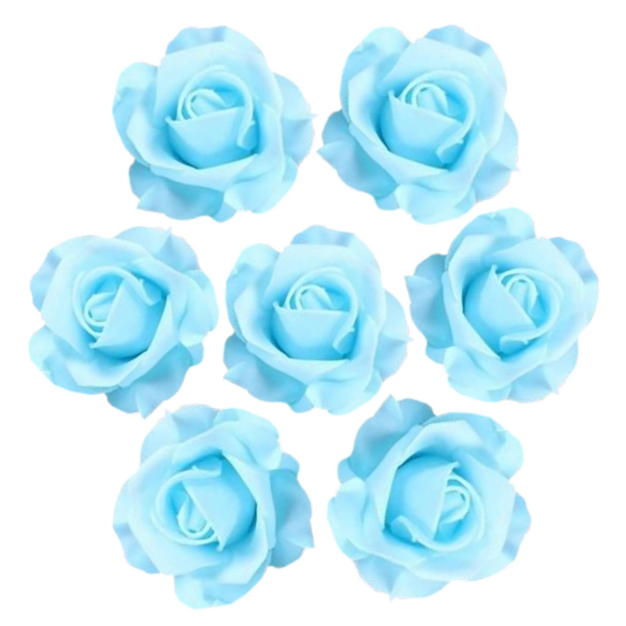 Bulk Flowers Heads Artificial Roses Wholesale 100 pcs for DIY Flower Balls