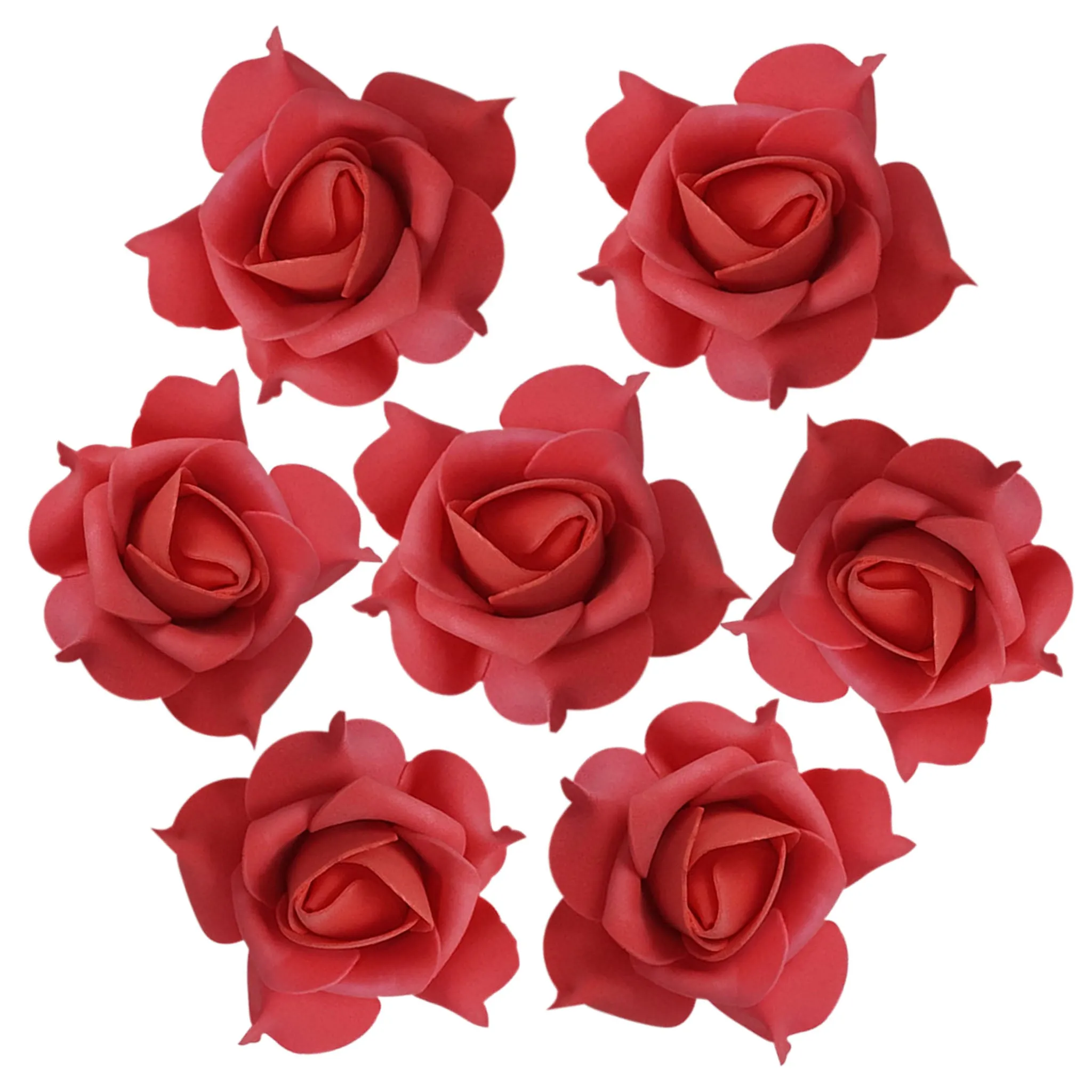 Bulk Flowers Heads Artificial Roses Wholesale 100 pcs for DIY Flower Balls