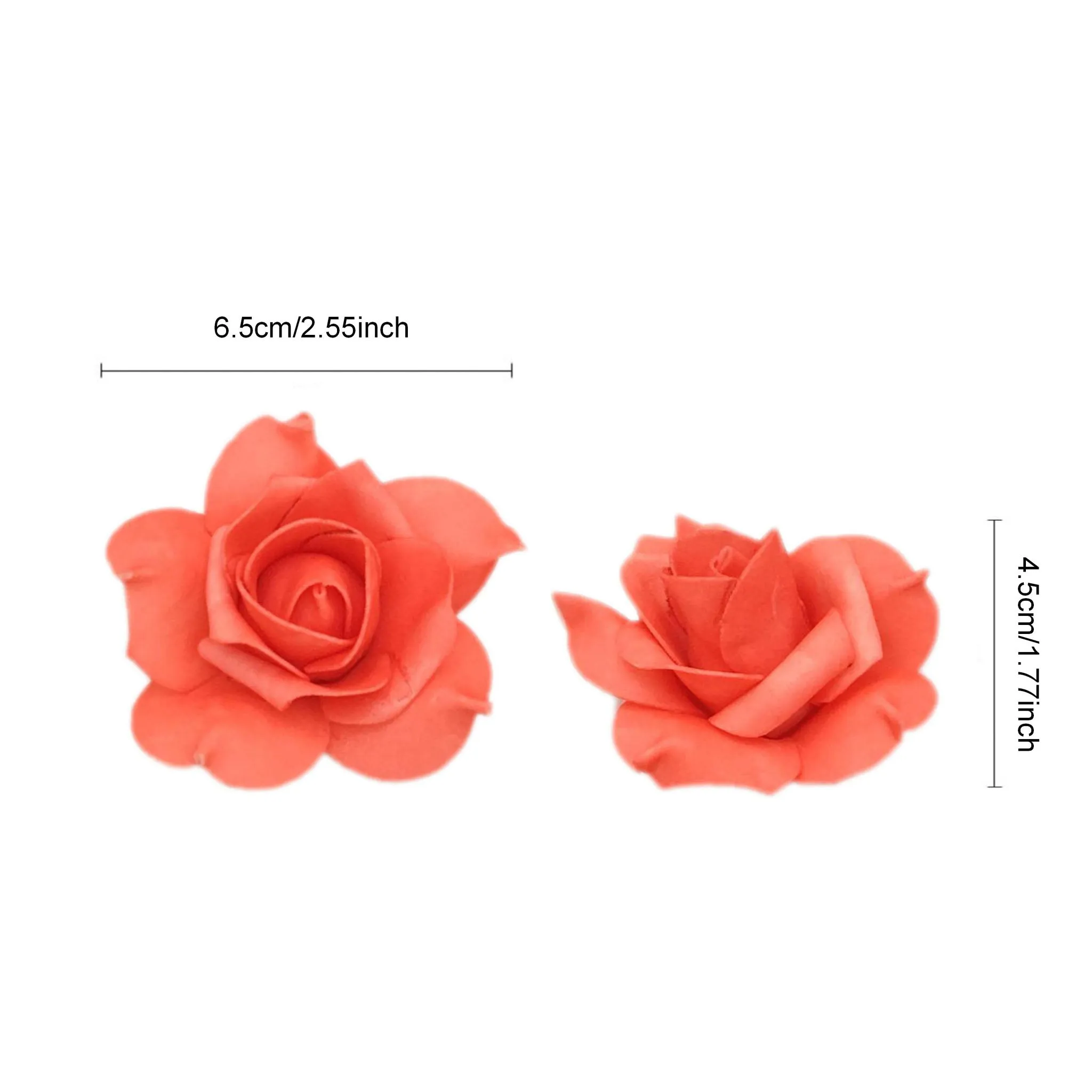 Bulk Flowers Heads Artificial Roses Wholesale 100 pcs for DIY Flower Balls