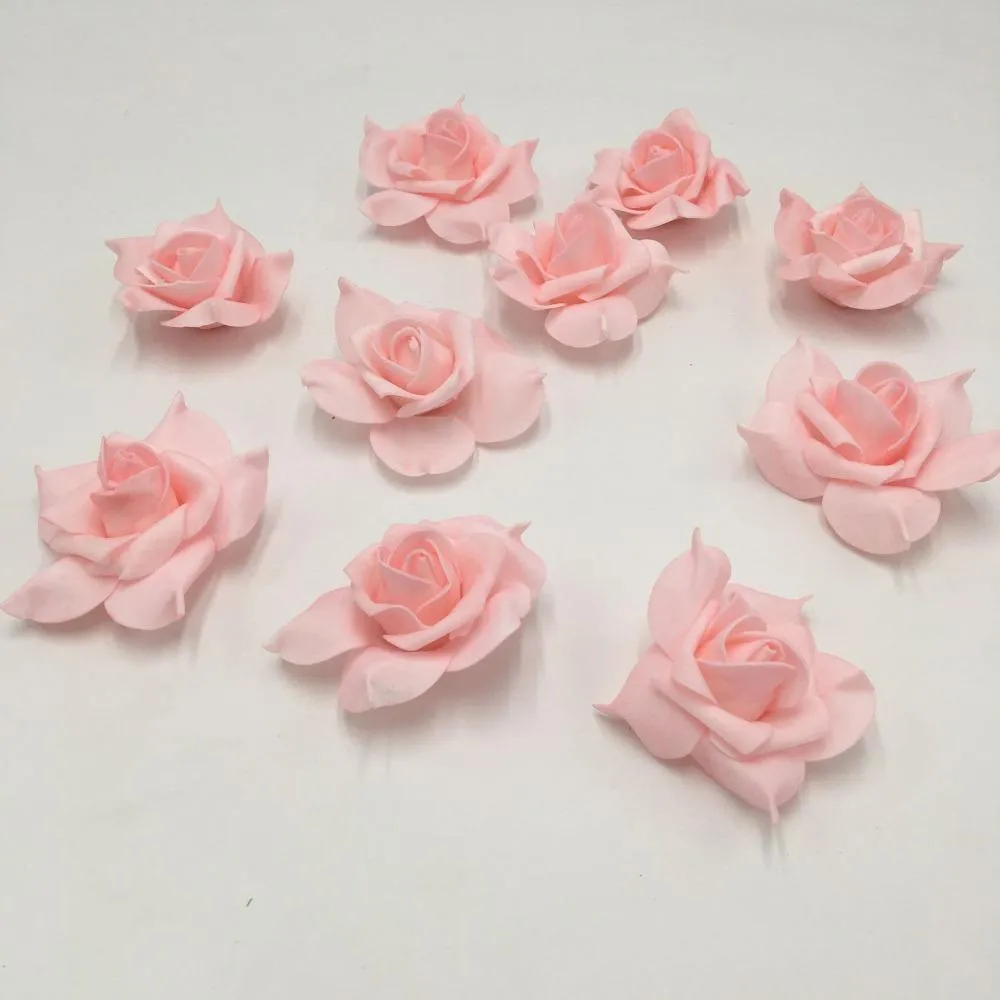 Bulk Flowers Heads Artificial Roses Wholesale 100 pcs for DIY Flower Balls