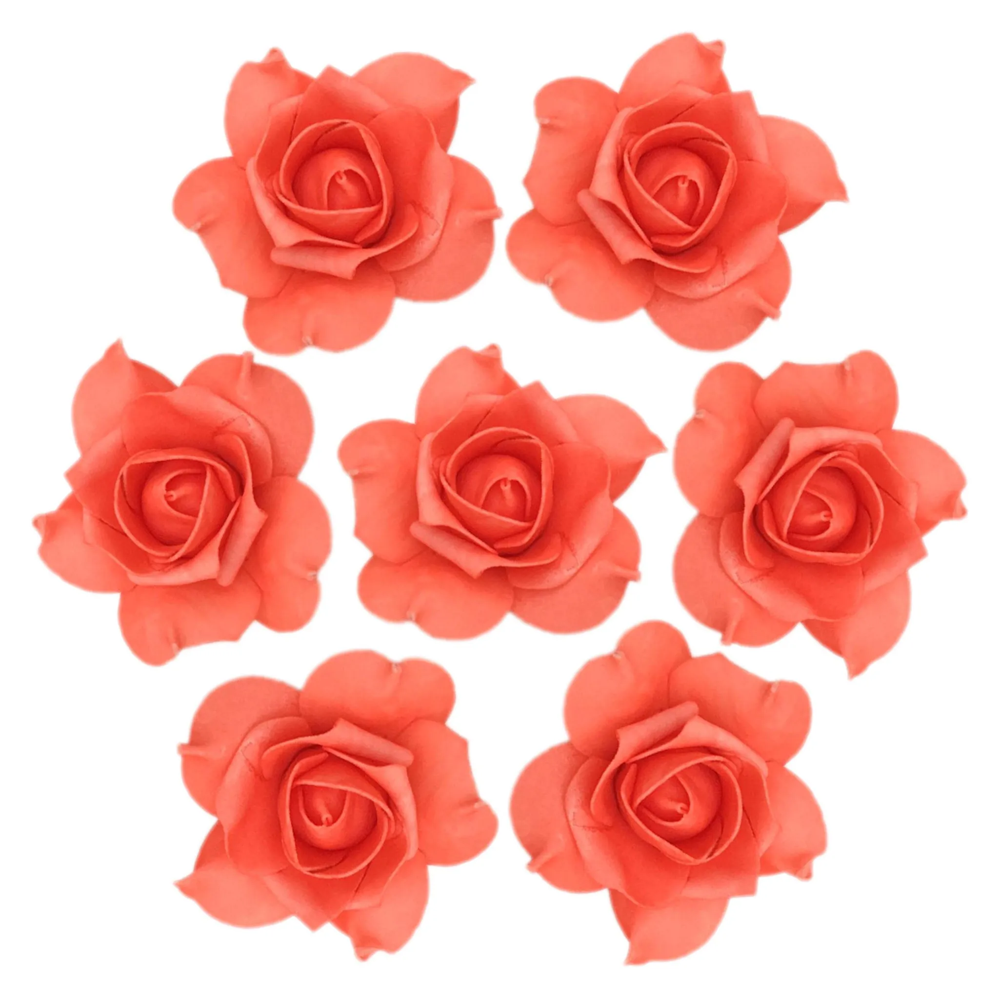 Bulk Flowers Heads Artificial Roses Wholesale 100 pcs for DIY Flower Balls
