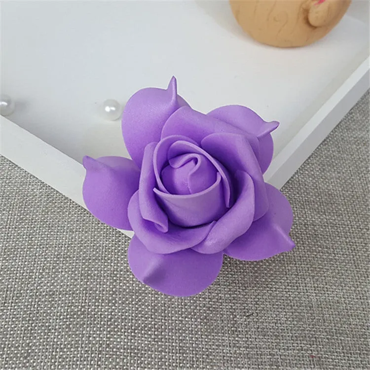 Bulk Flowers Heads Artificial Roses Wholesale 100 pcs for DIY Flower Balls