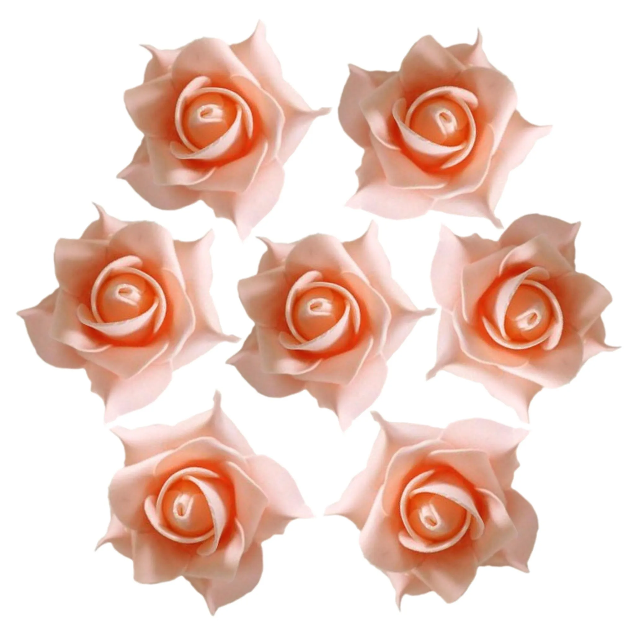 Bulk Flowers Heads Artificial Roses Wholesale 100 pcs for DIY Flower Balls