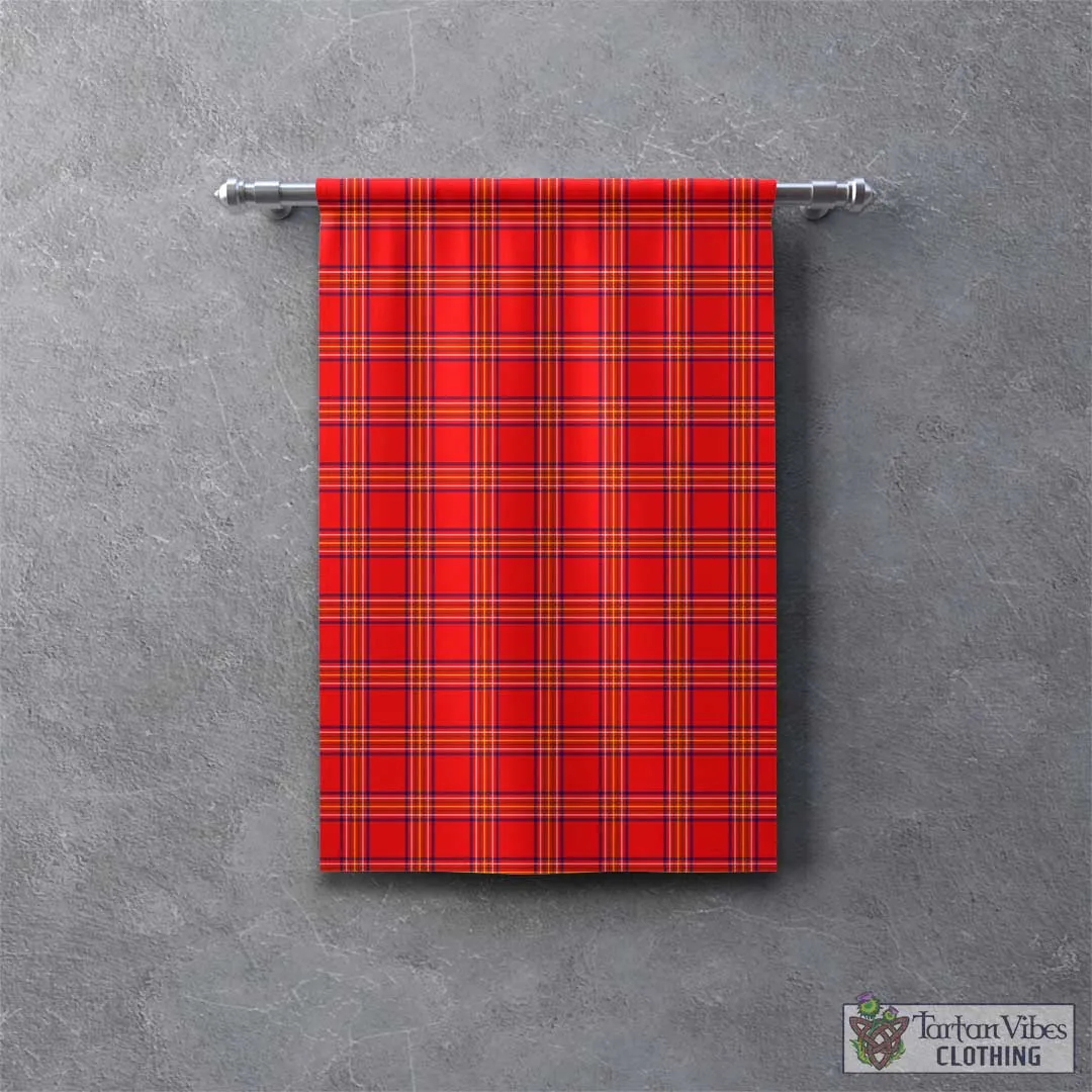 Burnett Modern Tartan Gonfalon, Tartan Banner