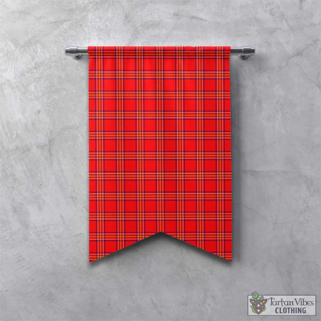Burnett Modern Tartan Gonfalon, Tartan Banner