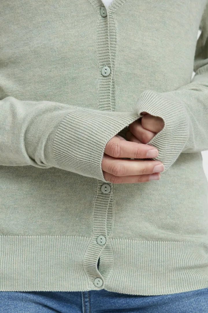 Byoung Bymmpimba V Neck Cardigan Green
