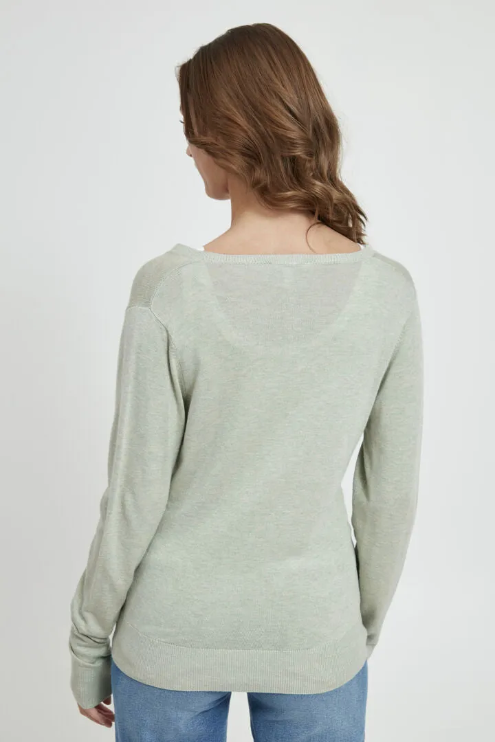 Byoung Bymmpimba V Neck Cardigan Green