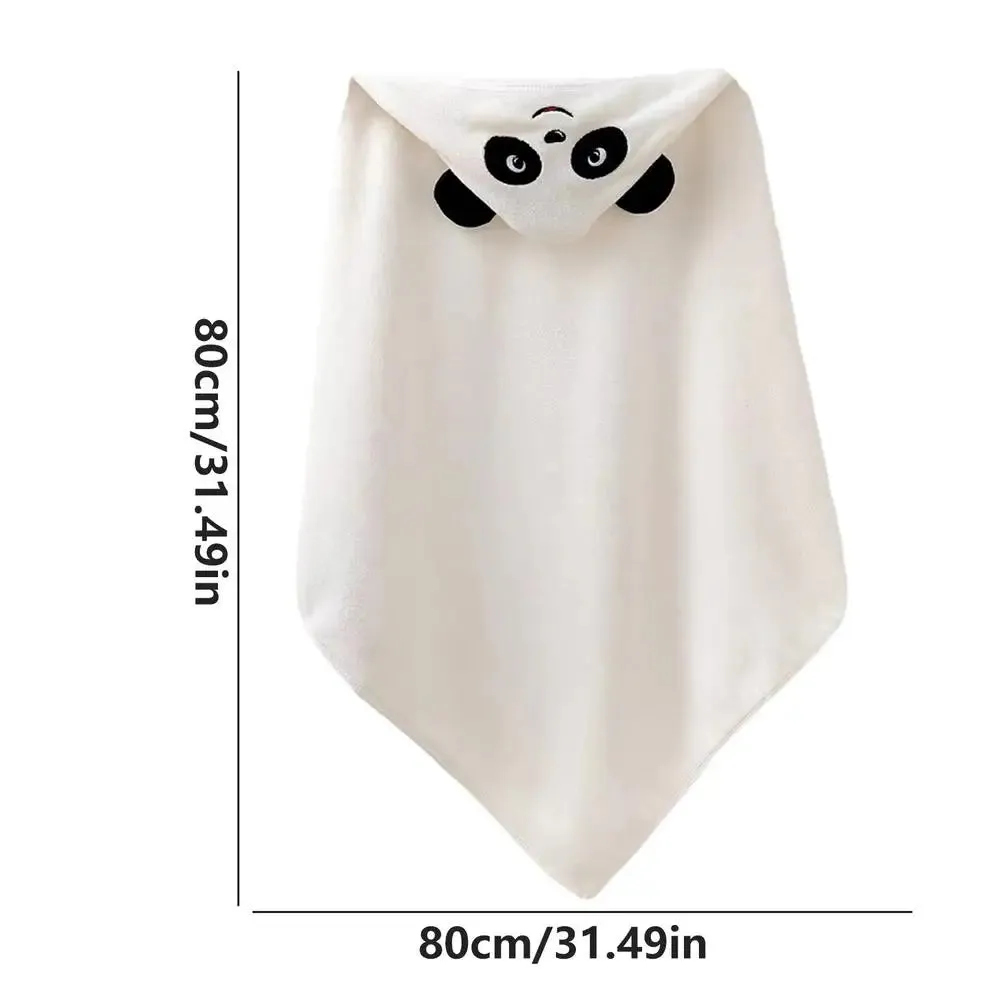 Cartoon Animal Baby Bath Towels Hooded Fleece Blanket Warm Sleeping Swaddle Towel Large Baby Towel Blanket For Newborn Girls Boy