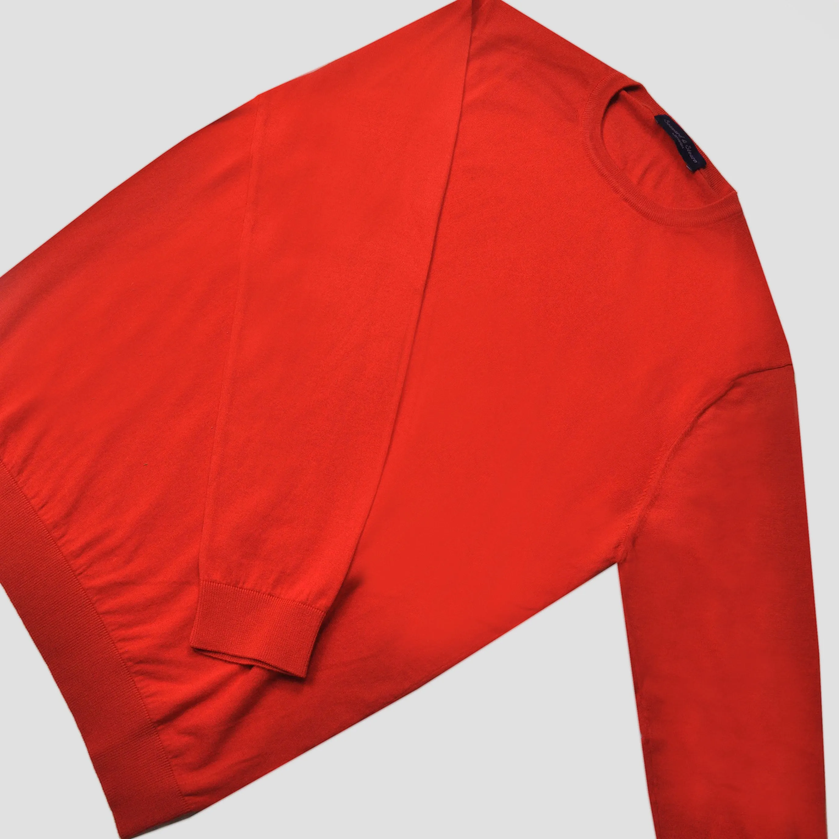 Classic Cotton Crew in Red