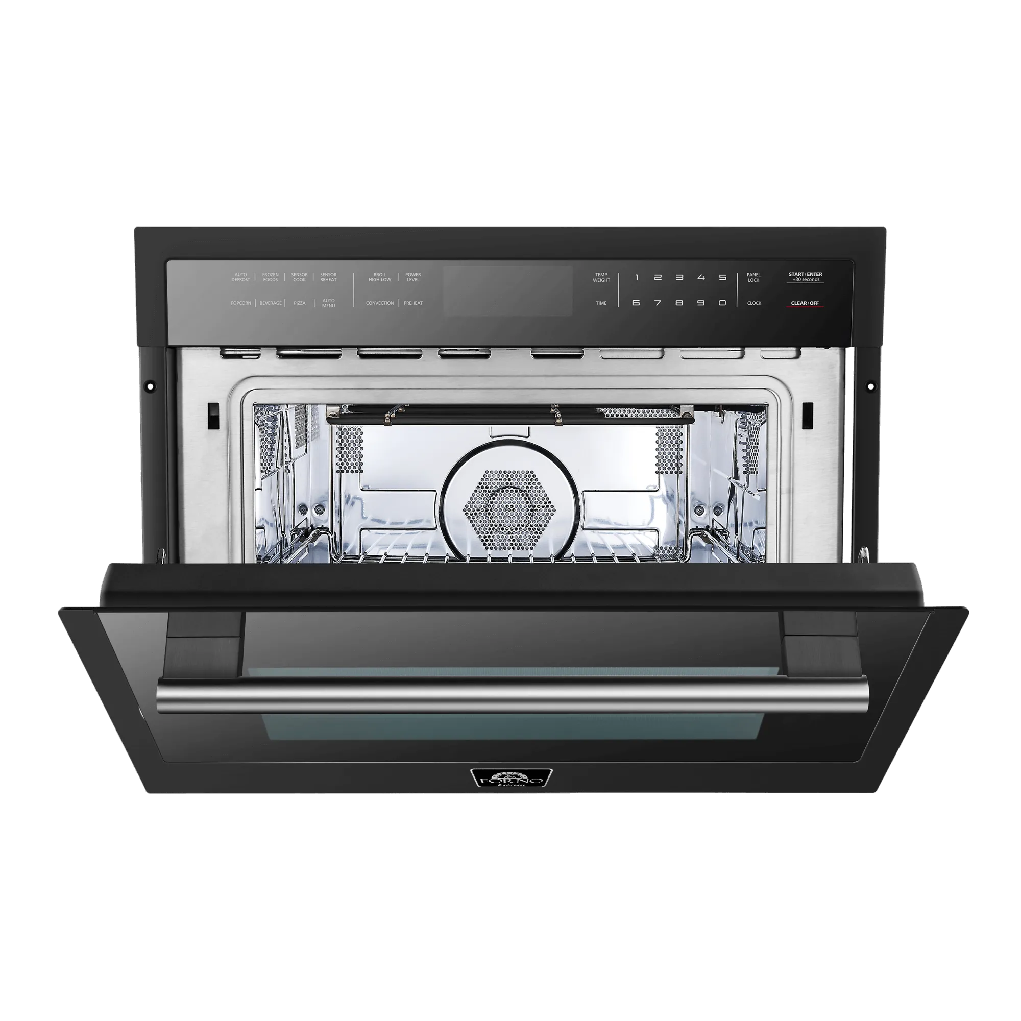 FORNO Oliena Espresso  24″ 1750 Watt Compact Oven & 1000 Watt Microwave, 1.6 cu. ft.