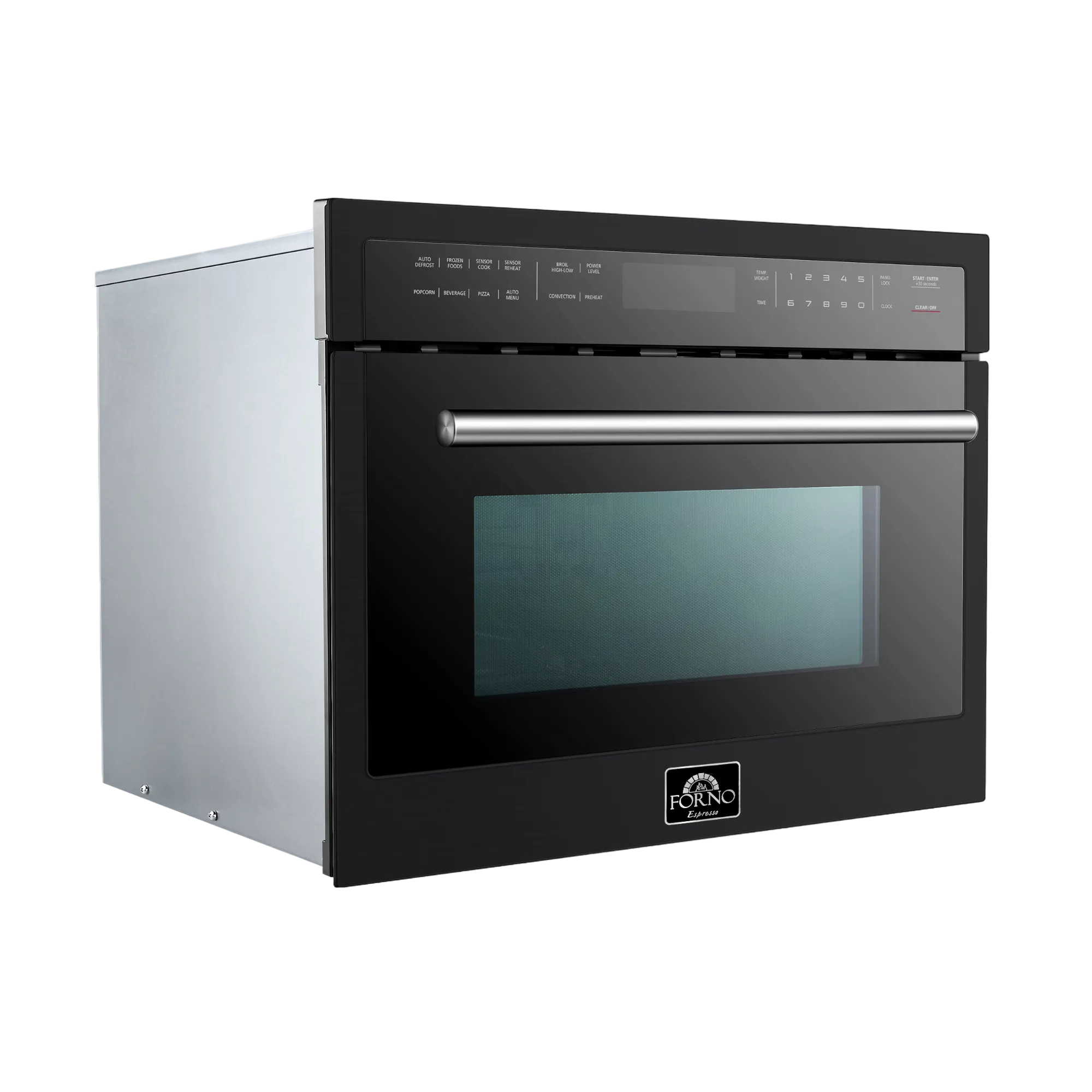 FORNO Oliena Espresso  24″ 1750 Watt Compact Oven & 1000 Watt Microwave, 1.6 cu. ft.