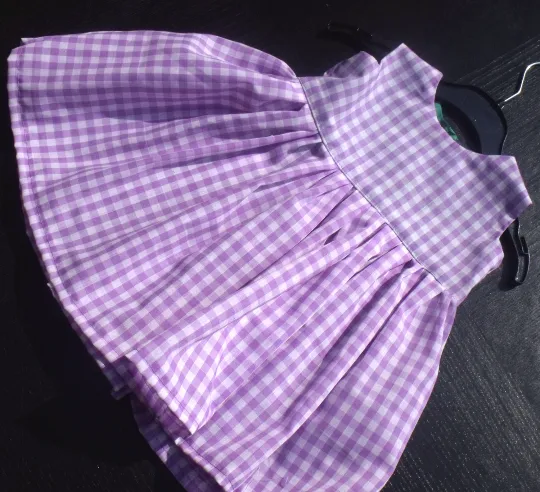 Handmade,  girls dress, polycotton, size  51cm chest, 12 to 18 month approx