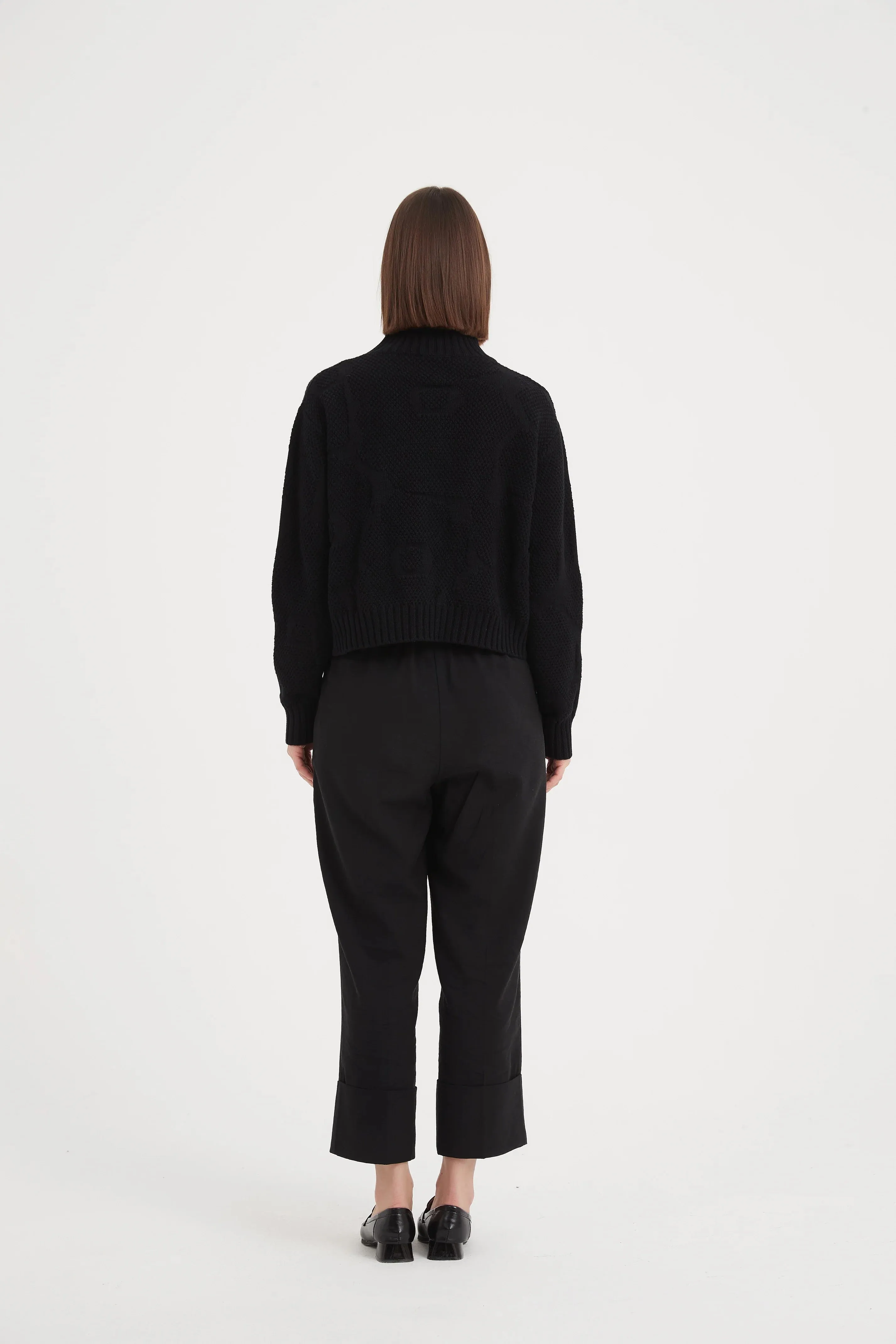 Jacquard Knit | Black