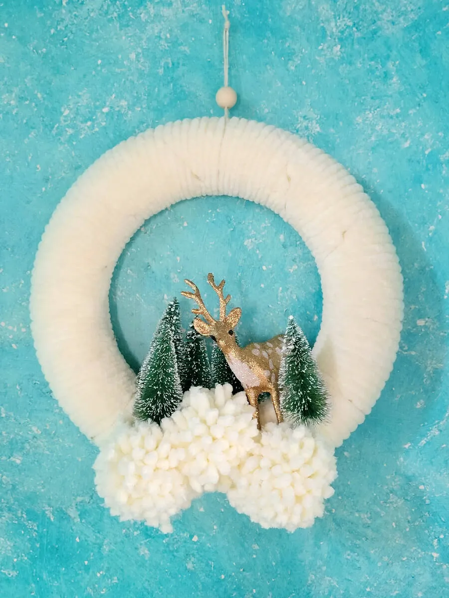 Karoun's Velvet Christmas Wreath