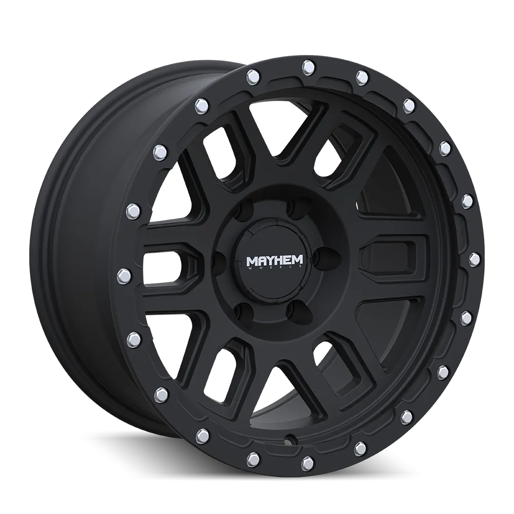 MAYHEM 8304 | MATTE BLACK | 6x139.7 | 20x9 | -12mm