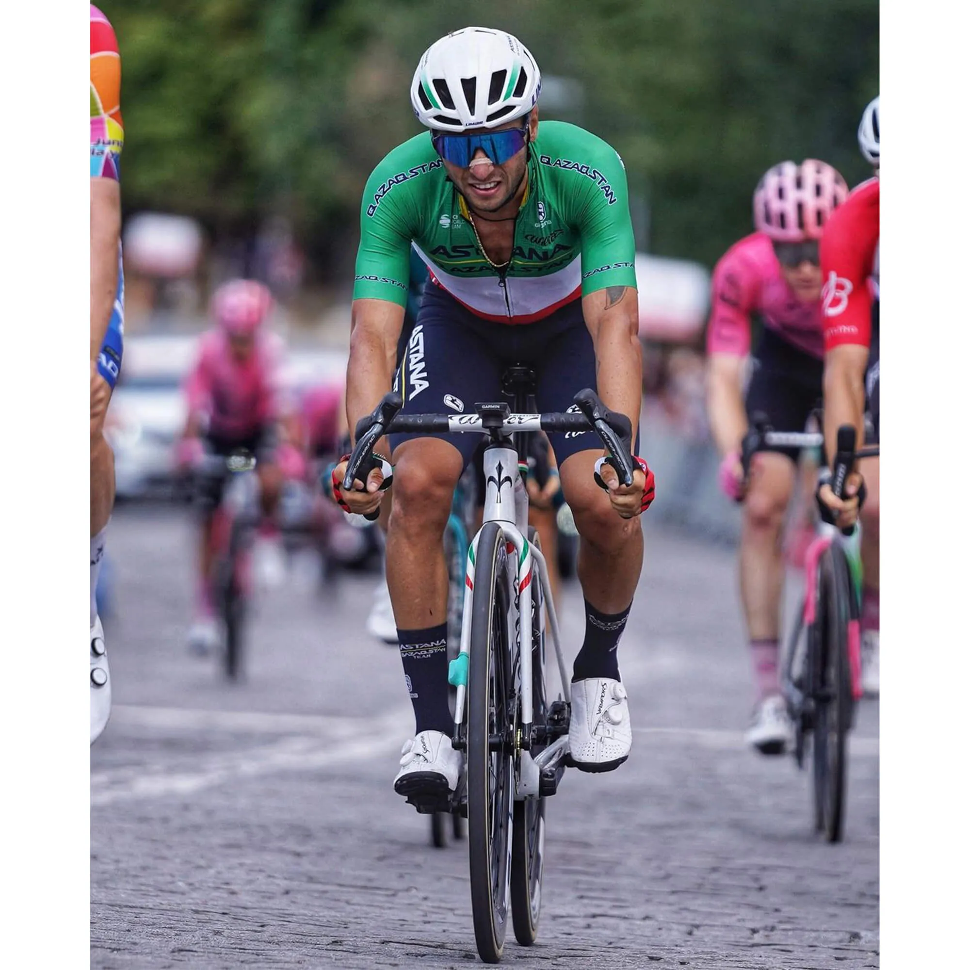 Men's Astana Qazaqstan Team Italian Champion FR-C Pro Jersey - 2023