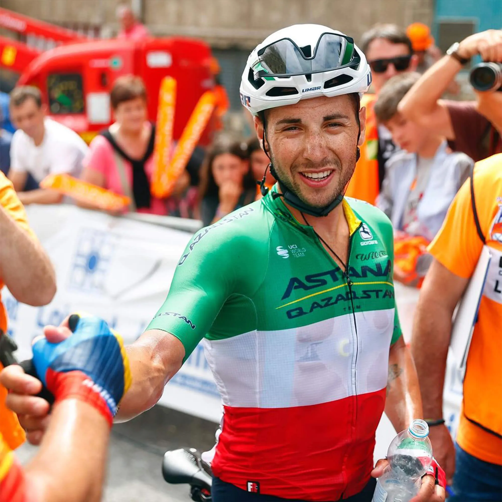 Men's Astana Qazaqstan Team Italian Champion FR-C Pro Jersey - 2023