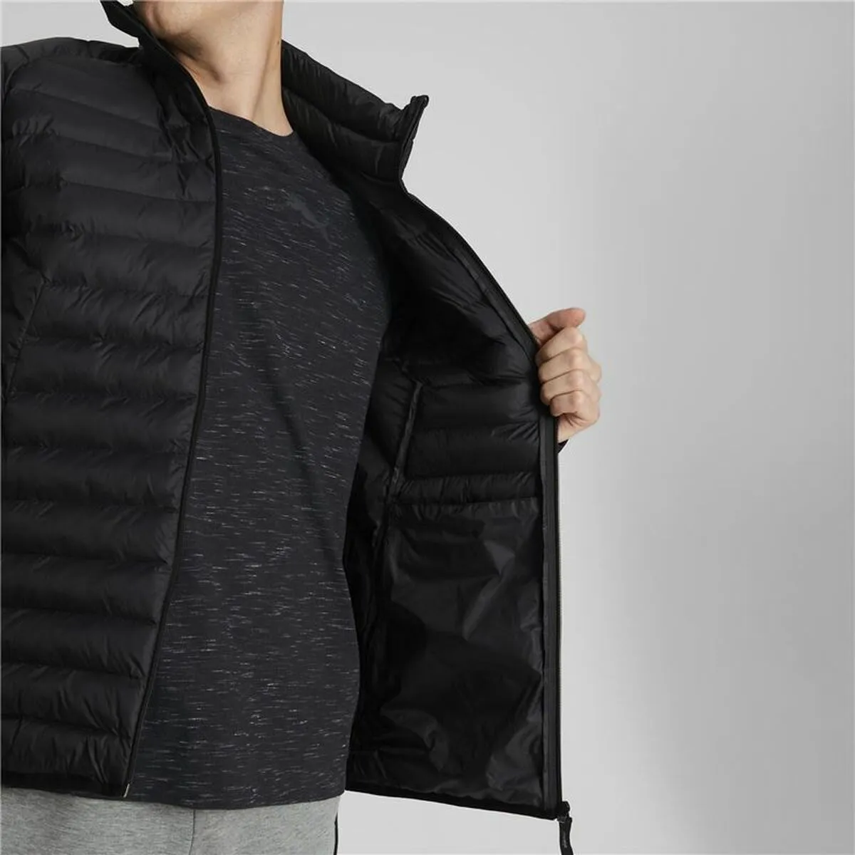 Men'S Sports Jacket Puma Packlite Warmcell Black