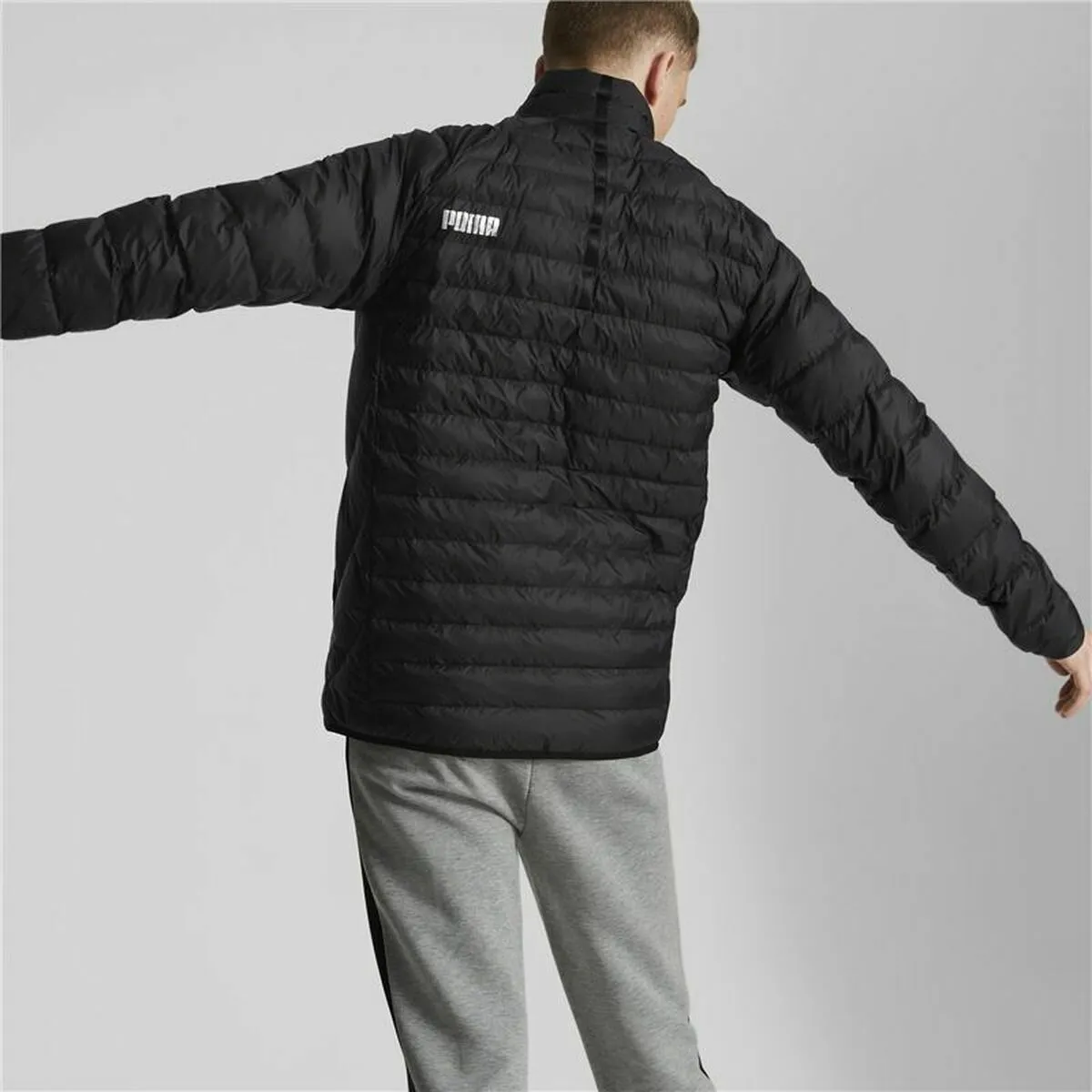 Men'S Sports Jacket Puma Packlite Warmcell Black