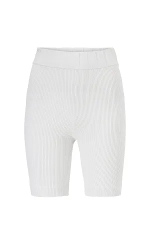 Nixon Knit Shorts - White - Silk/Cotton