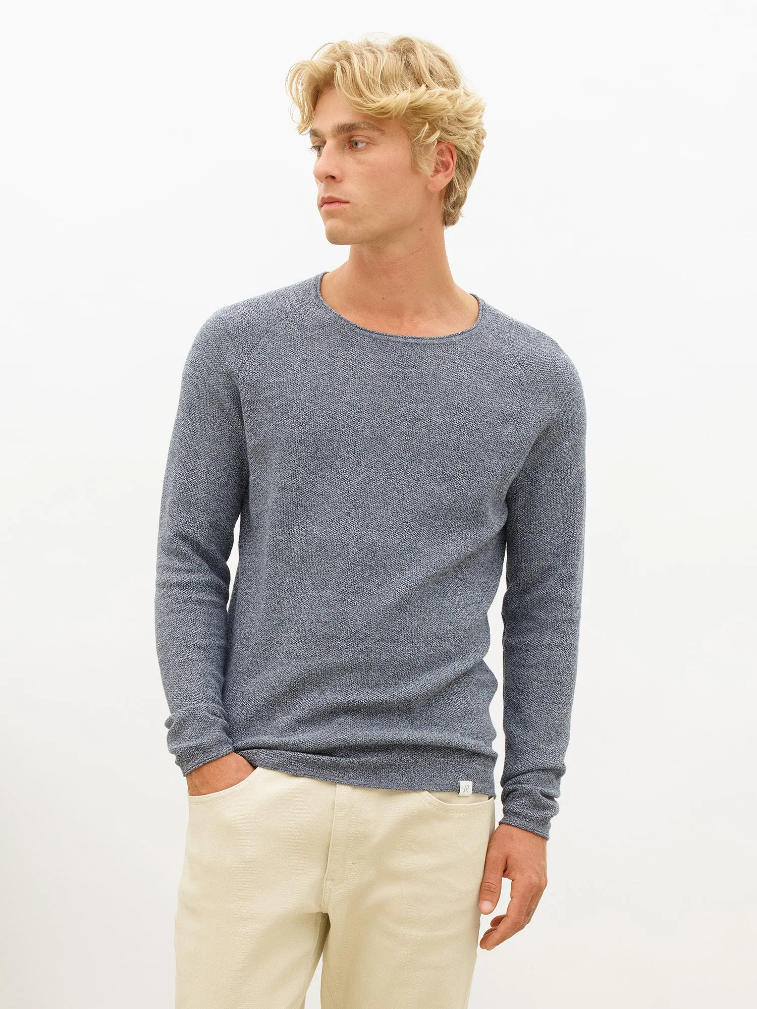 NOS 004 honeycomb crew neck