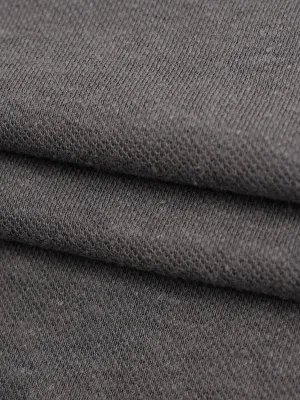 Organic Cotton & Hemp Mid-Weight Pique Fabric For Polo ( KP21D951 )