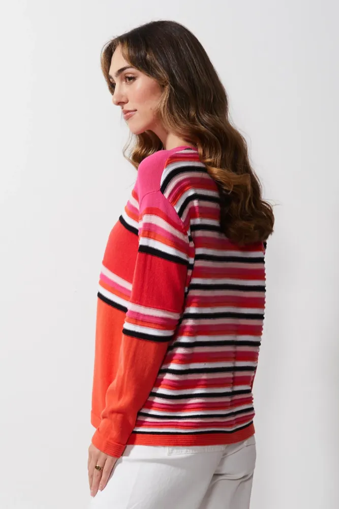 Rainbow Ottoman Top By LD & Co