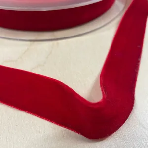 Red Velvet Trimming 25mm