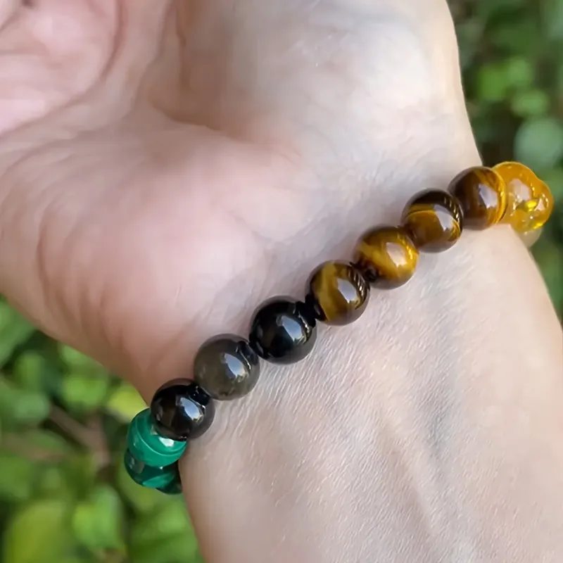 Single Glass Bead Lucky Bracelet  Casual and Chic