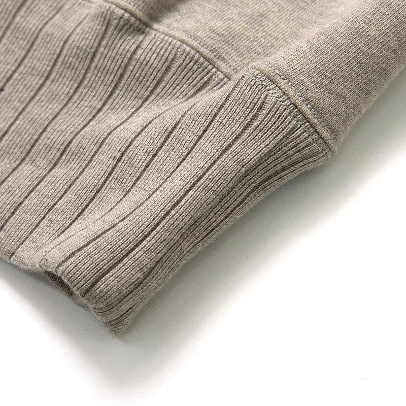 Studio D'Artisan Suvin Gold Loopwheel Crewneck Sweatshirt (Heather Gray)