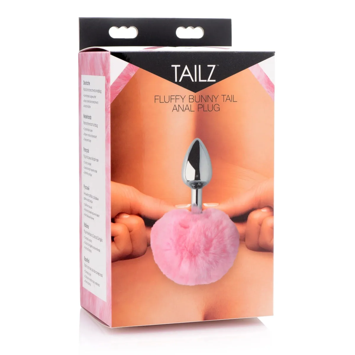 Tailz Fluffy Bunny Tail Butt Plug Pink