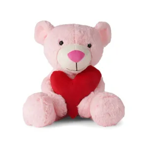 Teddy Bear Cutie Pink Bear with Heart Soft Toy