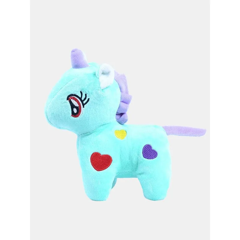 Unicorn Soft Toy | Blue | Height - 20 cm