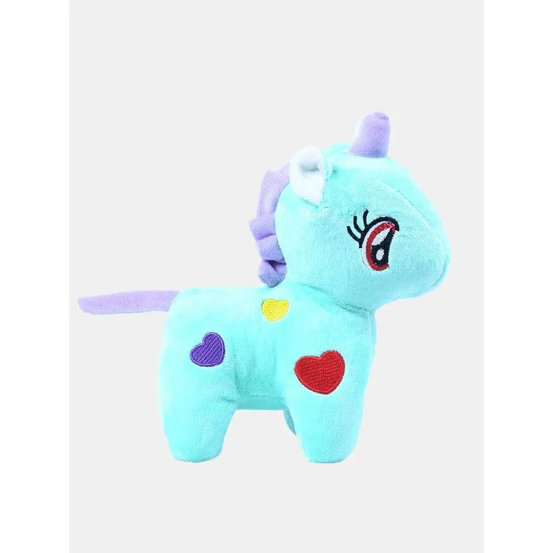 Unicorn Soft Toy | Blue | Height - 20 cm