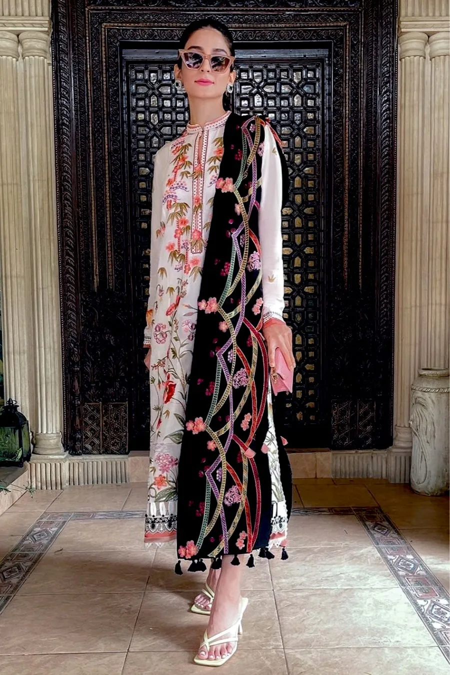 Zaha by Khadijah Shah Festive Lawn Collection 2021 – MASHAEL (ZF21-05)