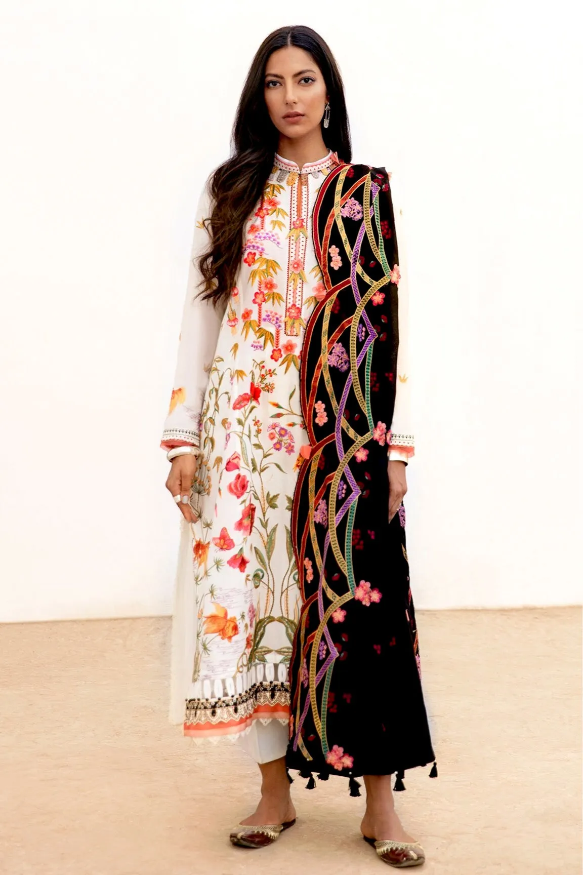 Zaha by Khadijah Shah Festive Lawn Collection 2021 – MASHAEL (ZF21-05)